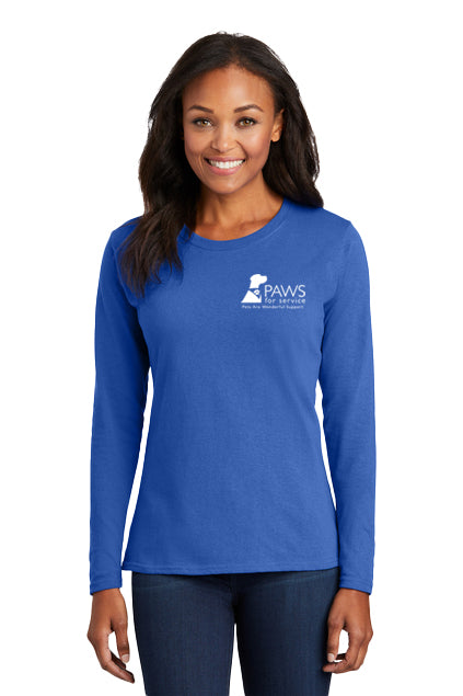 Port & Company® Women's Long Sleeve Core Cotton Tee