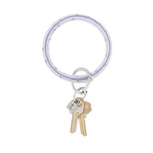 Load image into Gallery viewer, Big O Key Ring - Embossed Leather
