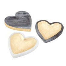 Load image into Gallery viewer, Mudpie Heart Marble Tray

